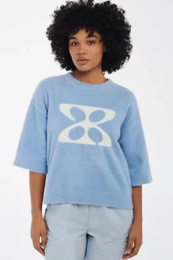 Dames trui blauw