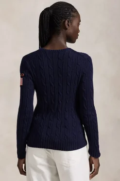 Dames trui blauw
