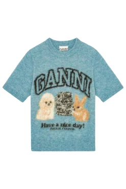 Dames trui blauw