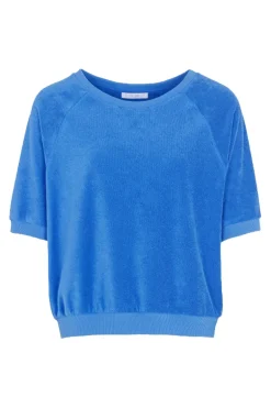 Dames t-shirt korte mouw blauw