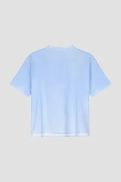 Dames t-shirt korte mouw blauw