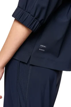 Dames t-shirt korte mouw blauw