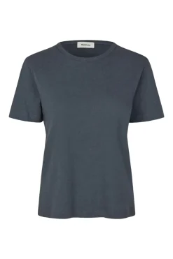 Dames t-shirt korte mouw blauw