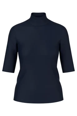Dames t-shirt korte mouw blauw