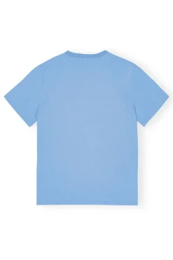 Dames t-shirt korte mouw blauw