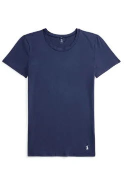 Dames t-shirt korte mouw blauw