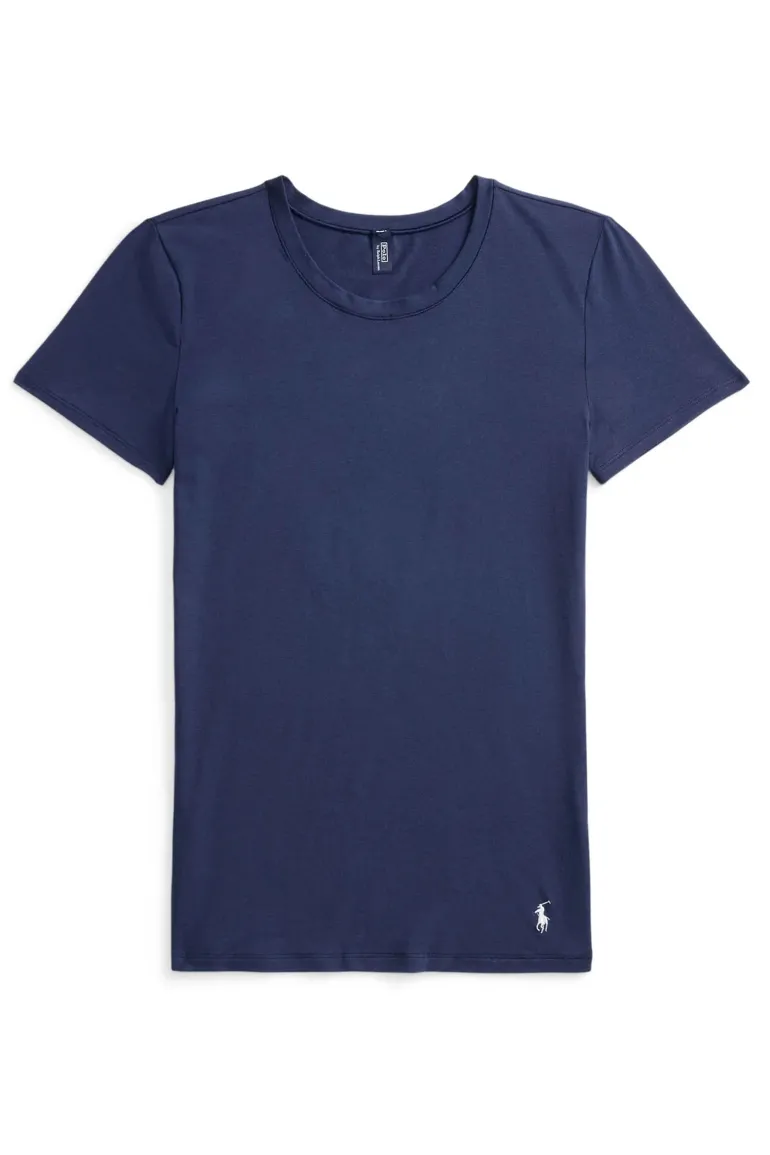 Dames t-shirt korte mouw blauw