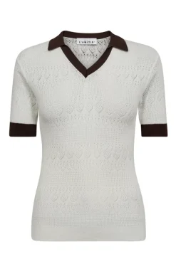 Dames t-shirt korte mouw ecru