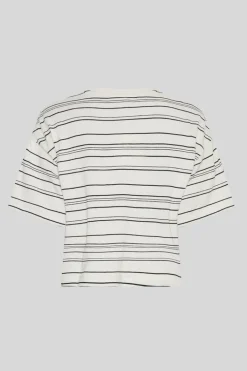 Dames t-shirt korte mouw ecru
