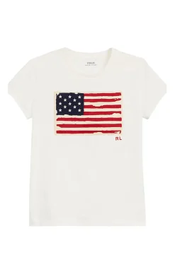 Dames t-shirt korte mouw ecru