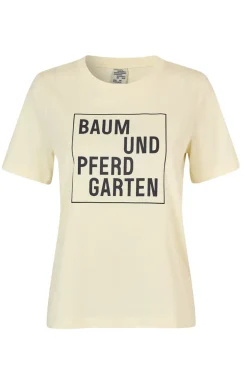Dames t-shirt korte mouw ecru