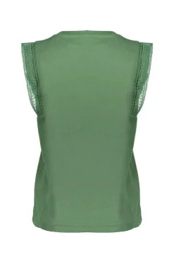 Dames t-shirt korte mouw groen