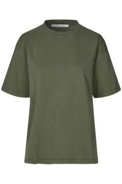 Dames t-shirt korte mouw groen