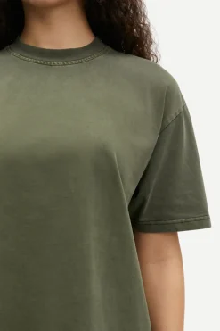 Dames t-shirt korte mouw groen