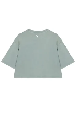 Dames t-shirt korte mouw groen