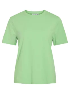 Dames t-shirt korte mouw groen