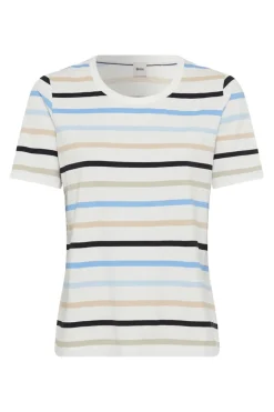 Dames t-shirt korte mouw geel