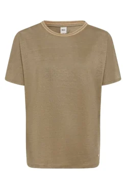 Dames t-shirt korte mouw groen