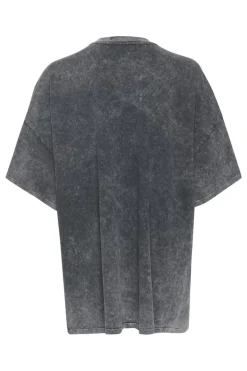 Dames t-shirt korte mouw grijs