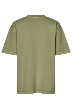 Dames t-shirt korte mouw groen