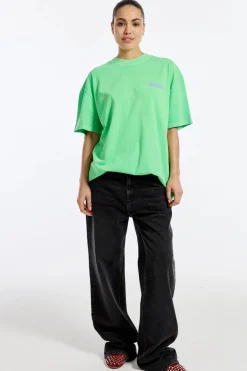 Dames t-shirt korte mouw groen