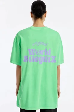 Dames t-shirt korte mouw groen