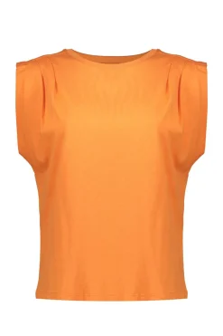 Dames t-shirt korte mouw oranje