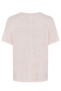 Dames t-shirt korte mouw rose