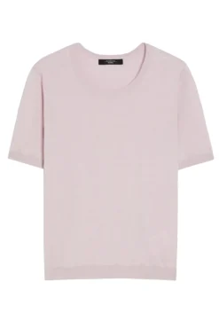 Dames t-shirt korte mouw rose