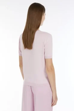 Dames t-shirt korte mouw rose