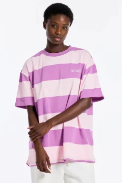 Dames t-shirt korte mouw rose