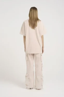 Dames t-shirt korte mouw rose