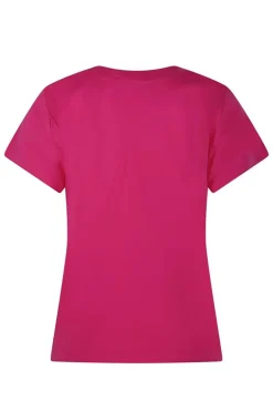 Dames t-shirt korte mouw rose