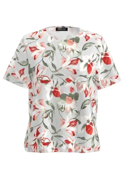 Dames t-shirt korte mouw rood