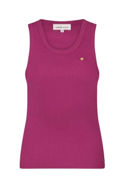 Dames t-shirt korte mouw rose