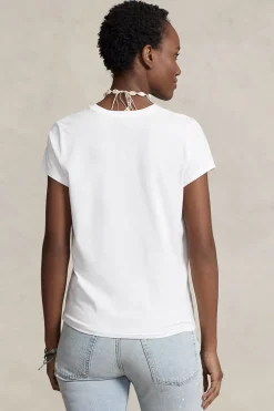 Dames t-shirt korte mouw wit