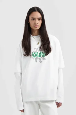 Dames t-shirt korte mouw wit