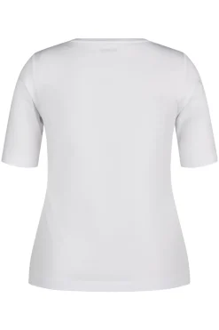 Dames t-shirt korte mouw wit