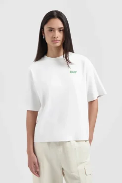 Dames t-shirt korte mouw wit