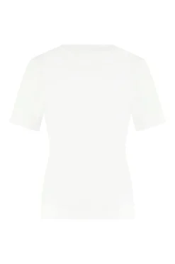 Dames t-shirt korte mouw wit