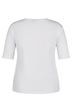 Dames t-shirt korte mouw wit