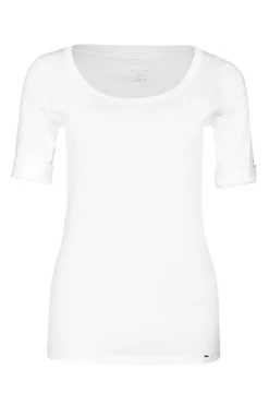 Dames t-shirt korte mouw wit