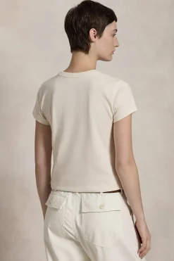 Dames t-shirt korte mouw wit