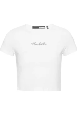 Dames t-shirt korte mouw wit
