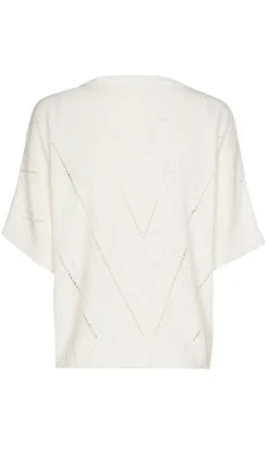 Dames t-shirt korte mouw wit