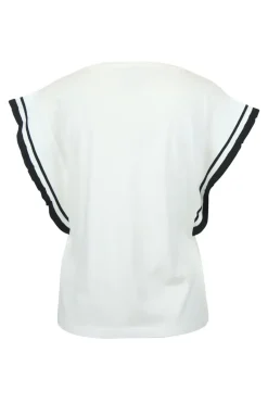 Dames t-shirt korte mouw wit