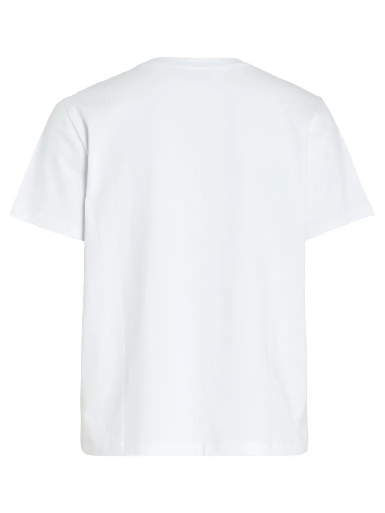 Dames t-shirt korte mouw wit