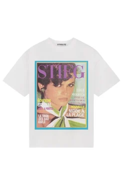Dames t-shirt korte mouw wit
