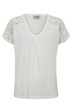 Dames t-shirt korte mouw wit