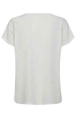 Dames t-shirt korte mouw wit